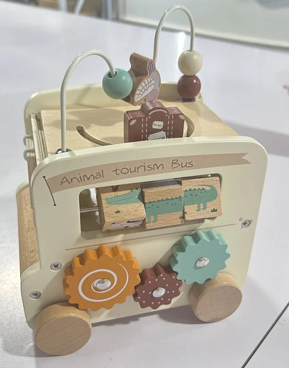 Lernspielwelt - Montessori Activity Cube aus Holz