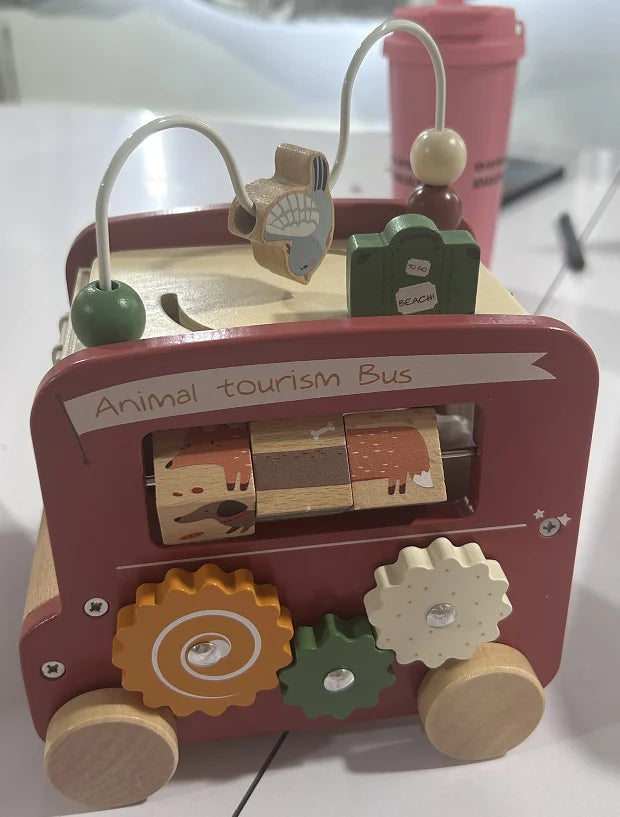 Lernspielwelt - Montessori Activity Cube aus Holz