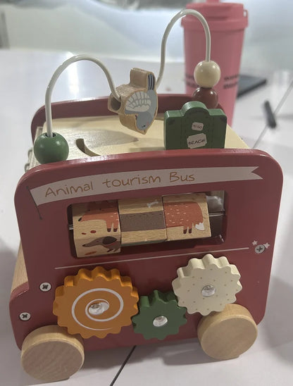 Lernspielwelt - Montessori Activity Cube aus Holz